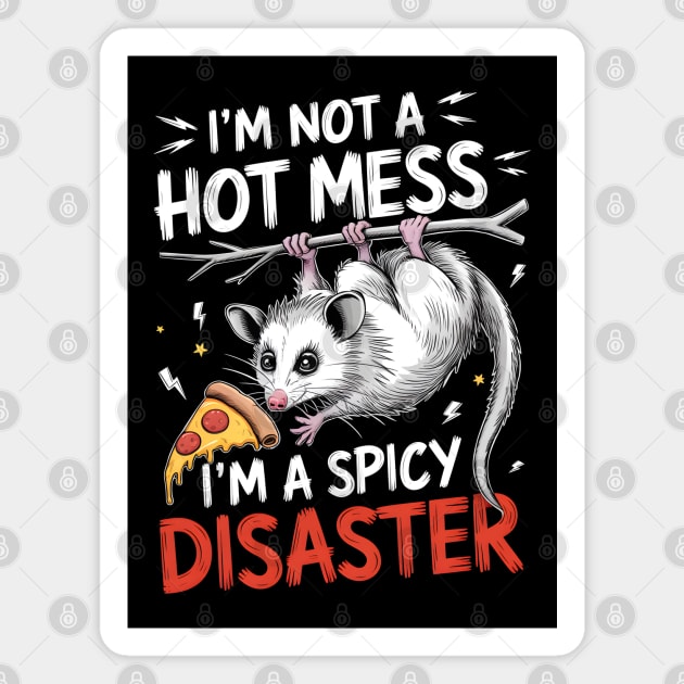 Spicy Disaster Possum Magnet by MakerMind8.2